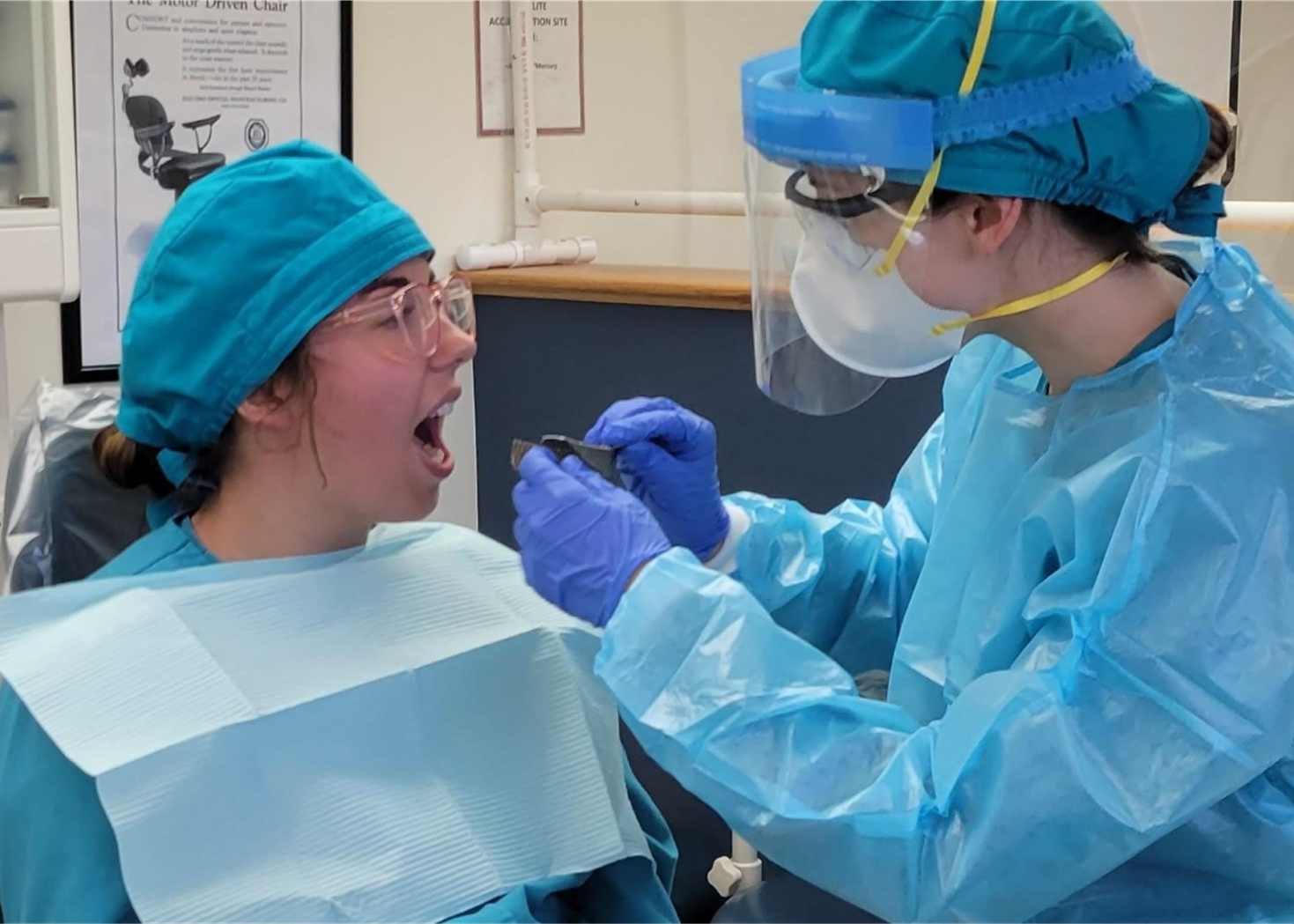 Students study Dental Assisting at NHTI